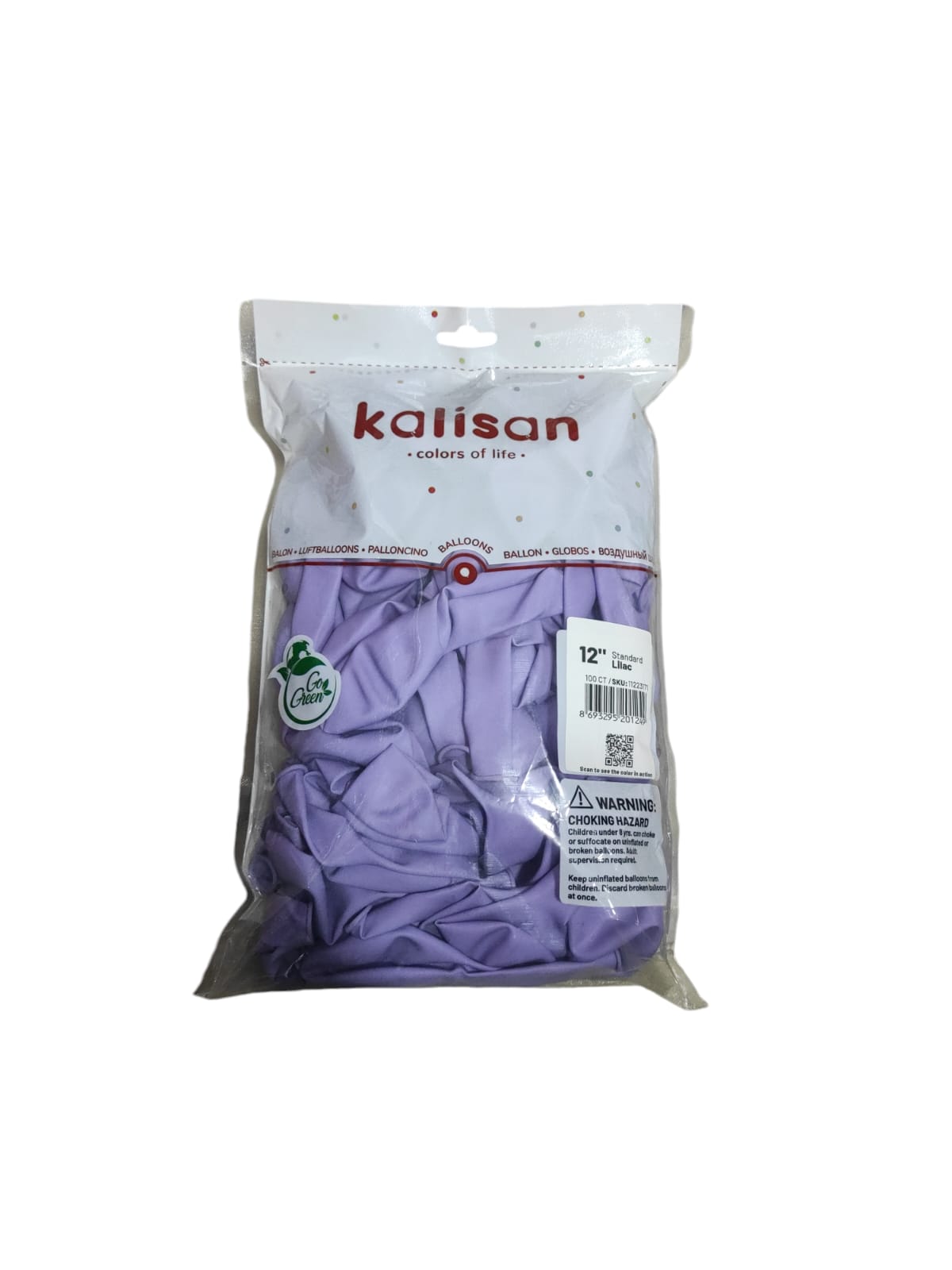 Toptan Kalisan Pastel Lila  Balon 12 100lü 